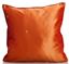 Resim Yastıkminder Tafta Oranj Çiçek Nakışlı Dekoratif Yastık KILIFI