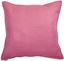 Resim Yastıkminder Keten Pembe Düz Dekoratif Yastık Kılıfı