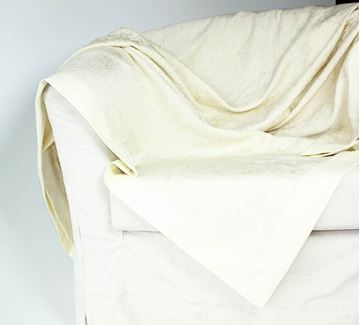 Resim Şal Desen Kemik Kanepe Şalı