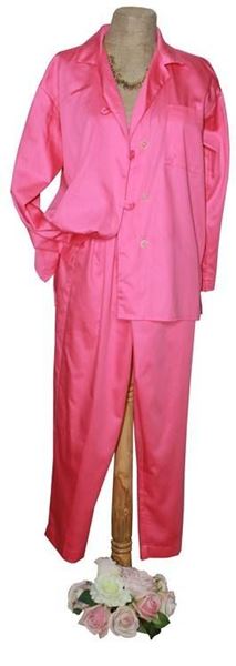 Koton Saten Fuşya Pembe  Pijama resmi