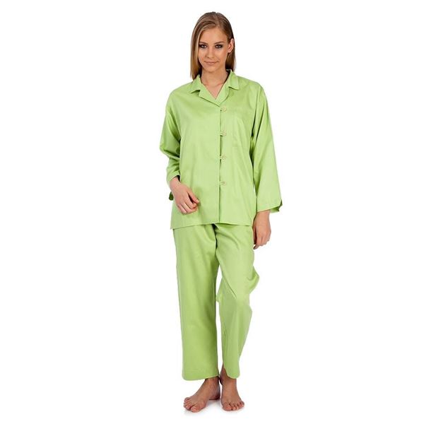 resm Koton Saten Yeşil Pijama