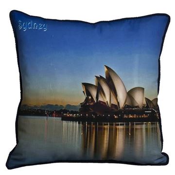 Resim Yastıkminder Koton Polyester Ülke Avustralya Renkli Dijital Baskılı Yastık