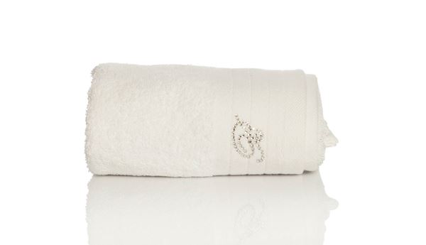 resm Koton Beyaz Swarovski Taşlı 60x35 Havlu