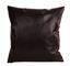 Resim YASTIKMİNDER SUNİ DERİ KOTON SİYAH  ÇİFT TARAFLI DEKORATİF YASTIK KILIFI