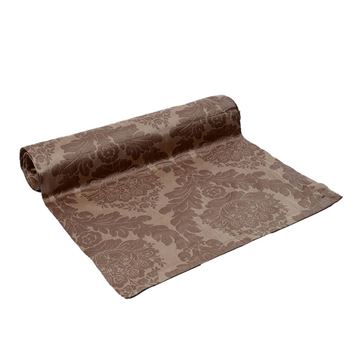 Resim Tafta Krem Vizon Ottoman Osmanlı Damask Kaftan Runner