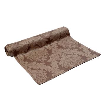 Resim Tafta Vizon Krem Ottoman Osmanlı Damask Kaftan Runner