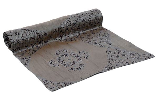 Tafta Petrol Mor Ottoman Osmanlı Mekik Kaftan Runner resmi
