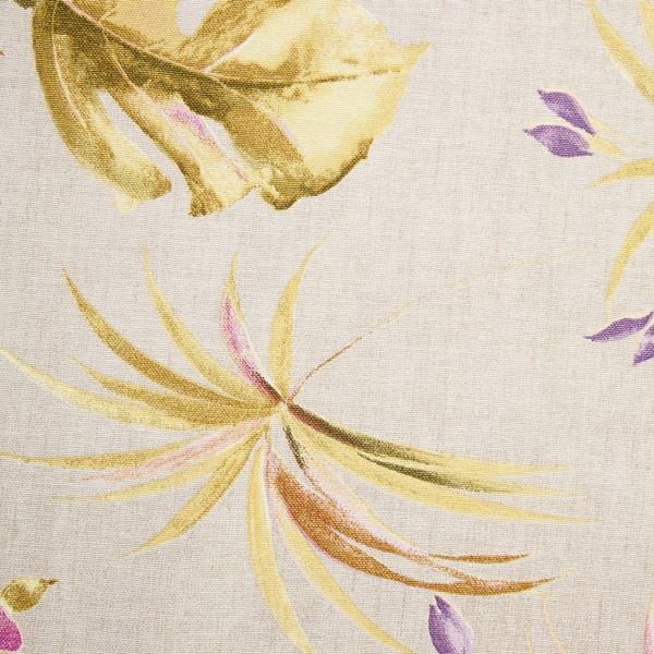 Koton Mor Pembe Çiçekli Kare Masa Örtüsü resmi