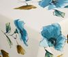 resm Koton Mavi Hardal Çiçek Desenli Dikdörtgen Masa Örtüsü