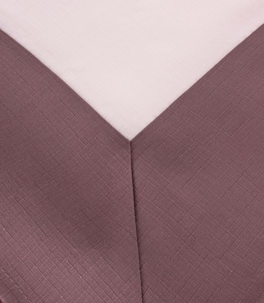 Polyester Beyaz Vizon Şantuk dokuma dikdörtgen masa örtü resmi