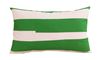 resm Yastıkminder Koton Yeşil Beyaz Çizgili Dekoratif Yastık Kılıfı