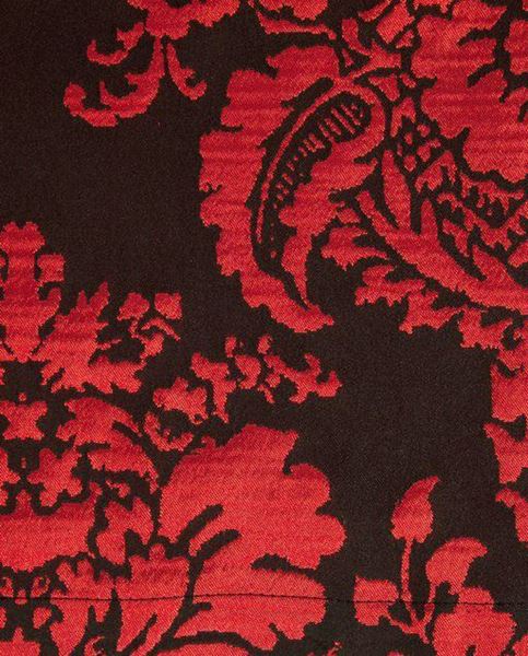 Tafta Siyah Kırmızı Osmanlı Kaftan Runner resmi