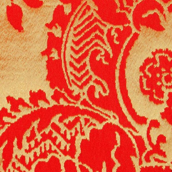 Tafta Kırmızı Sarı Osmanlı Kaftan Runner resmi