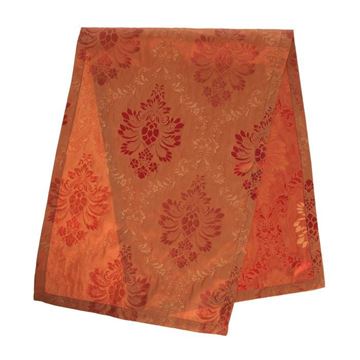 Resim Tafta Taba Damask Desen Runner