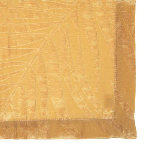 Tafta Kahve Bej Ottoman Osmanlı Palmiye Kaftan Runner resmi