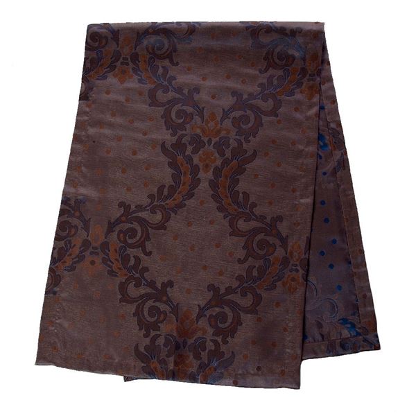 Tafta Lila Mor Damask Osmanlı Kaftan Ottoman Puantiye Runner resmi