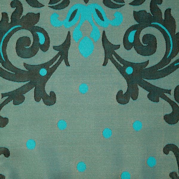 Tafta Mavi Damask Osmanlı Kaftan Ottoman Puantiye Runner resmi