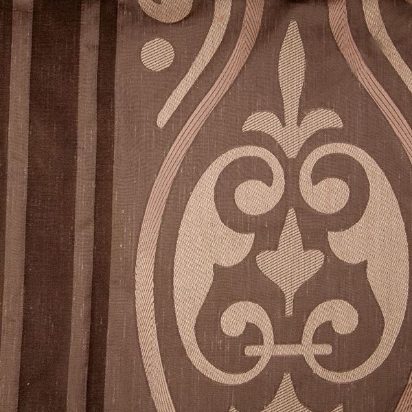 Tafta Kahve Bej Ferfoje Ottoman Osmanlı Kaftan Runner resmi