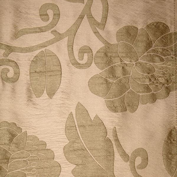 RUNNER MASA ÖRTÜ 140X45 cm TAFTA KUMAŞ KREM FITIK YEŞİL RENK OTOMAN OSMANLIBEJ RENK GÜL DESEN resmi