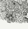 resm Koton Siyah Çiçekli Beyaz Runner