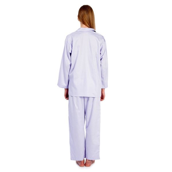 Lila Saten Koton Pijama resmi