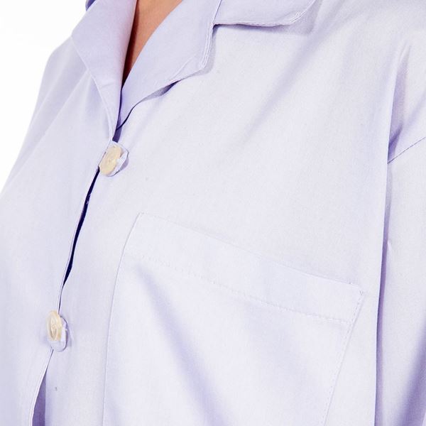 Lila Saten Koton Pijama resmi