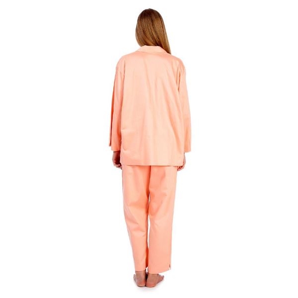 Saten Koton Somon Renk Pijama resmi