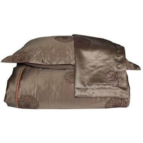 YASTIKMİNDER TAFTA NAKIŞLI 265X265 YATAK ÖRTÜ 50X70 2 ADET YASTIK KILIFI SET resmi