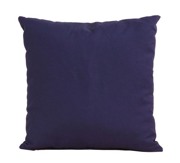 Koton Polyester Lacıvert Ekru Yelken Dijital Baskı Dekoratif Yastık resmi