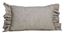 Resim Yastıkminder Keten Gri Farbelalı Dekoratif Yastık Kılıfı