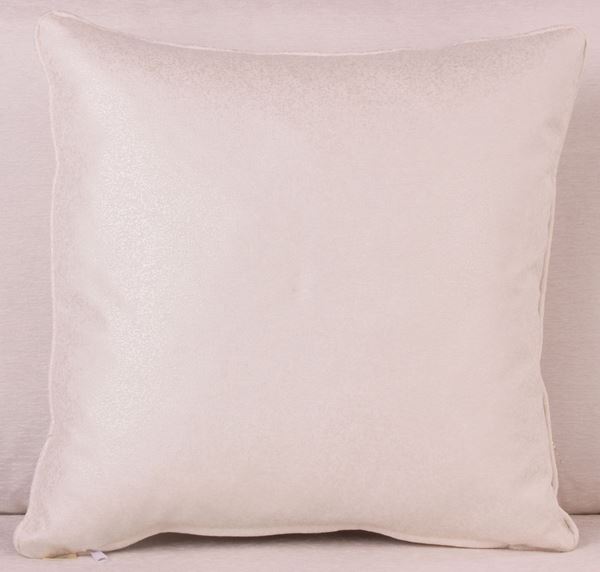 KOTON SİM DOKUMA SİYAH EKRU DAMASK DESEN DEKORATİF YASTIK KILIFI resmi