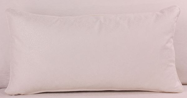 KOTON SİM DOKUMA SİYAH EKRU DAMASK DESEN DEKORATİF YASTIK KILIFI resmi