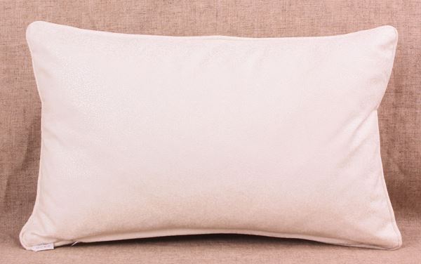 SATEN KOTON SİMLİ DOKU DEKORATİF YASTIK resmi