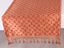 Resim KADİFE ORANJ BEJ ÜÇGEN DESEN RUNNER ÖRTÜ