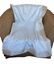Resim KOTON SATEN DOKUMA EKRU DAMASK DESEN 150X150 DEKORATİF KOLTUK KANEPE ŞALI