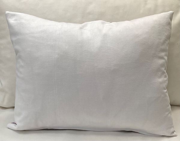 KOTON MOR LİLA DAMASK DESEN DEKORATİF YASTIK KIRLENT KILIFI resmi