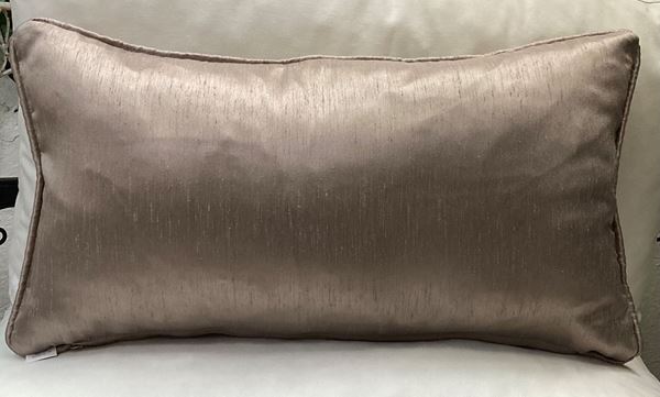 KADİFE TAFTA HAKİ YEŞİL BEJ DAMASK DESEN ÇİFT TARAFLI DEKORATİF KIRLENT YASTIK KILIFI resmi