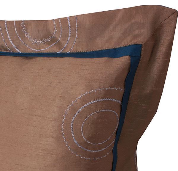 YASTIKMİNDER TAFTA KAHVE 260X260 YATAK ÖRTÜ-50X70 -2 YASTIK KILIFLI 3 PARÇA YATAK ÖRTÜ SETİ resmi