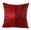 Resim YASTIKMINDER TAFTA KIRMIZI BORDO ÇIZGILI DEKORATIF YASTIK KILIFI