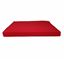 Resim YASTIKMİNDER KOTON KIRMIZI FİTİLLİ 53X46 CM SANDALYE KOLTUK MİNDERİ