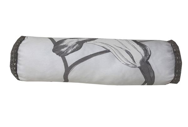 resm ŞANTUK TAFTA DANTEL AKSESUARLI 13X46 CM SİLİNDİR SOSİS YASTIK