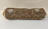 resm HAKİ TAFTA NAKIŞLI KUMAŞ 53x17 cm SİLİNDİR SOSİS YASTIK