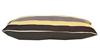 resm İPEK SATEN KOTON ÇİFT YÜZLÜ SİYAH GRİ ÇİZGİLİ 46X24 cm KIRLENT YASTIK KILIFI