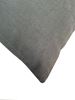 resm İPEK SATEN KOTON ÇİFT YÜZLÜ SİYAH GRİ ÇİZGİLİ 46X24 cm KIRLENT YASTIK KILIFI