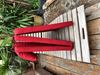 resm ŞEZLONG MINDERI KOTON BORDO DAYANIKLI KUMAŞ 3 KADEMELİ KATLANIR 4cm ELYAFA SARILMIŞ SÜNGER 60X60X3=180 CM
