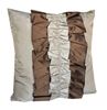 resm Yastıkminder Tafta Kırem Kahve Farbelalı Dekoratif Yastık Kılıfı