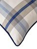 resm EKOSE MARİN KIRLENT KILIFI KOTON KREM LACİVERT 42X42 cm DEKORATİF KILIF